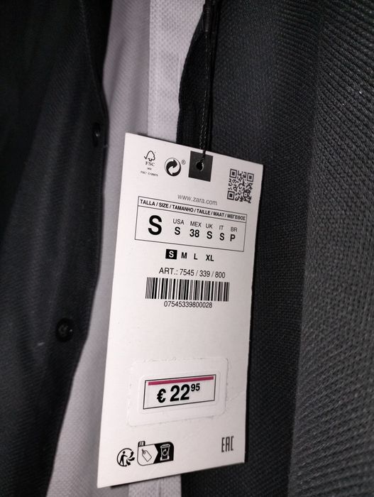 2 Camisas NOVAS Zara