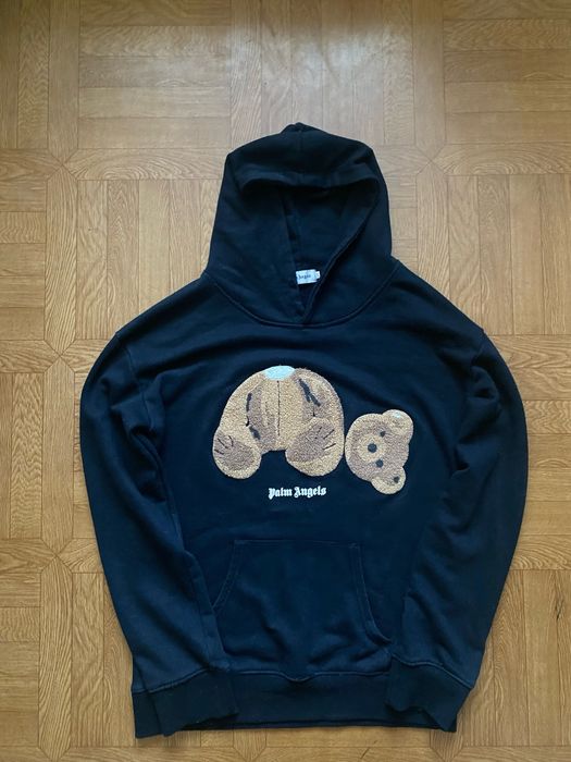 Худи Palm Angels с ведмедем кофта худак чоловіча balenciaga supreme