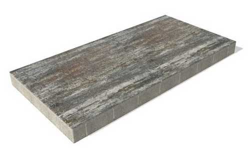 Płyta betonowa Pebek 120x60x8 kolor szara umbra