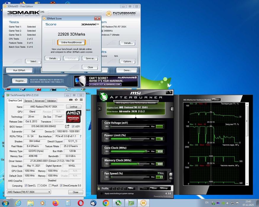 AMD Radeon R5 430 2gb DDR5  R7 350x 4Gb