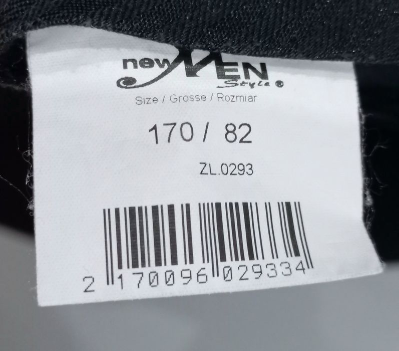 Garnitur męski czarny