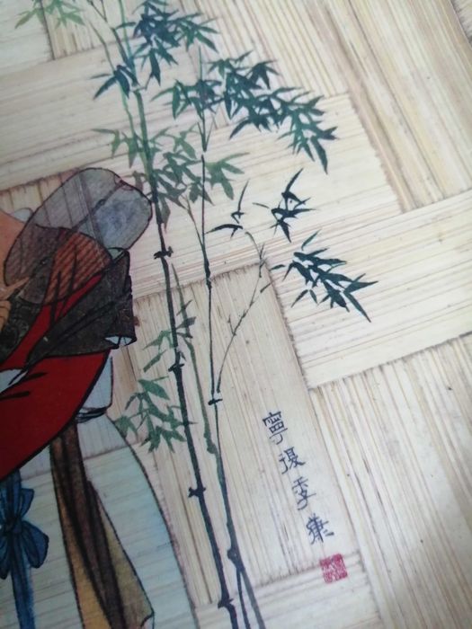 conj oriental em bambu , ver fotos