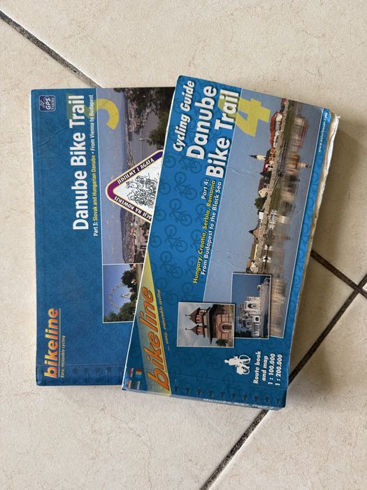 Danube Bike Trail 3 i 4 bikeline – przewodniki rowerowe Dunaj, Wiedeń – Morze Czarne
