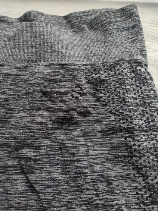 Legginsy grafitowe czarne H&M S/M