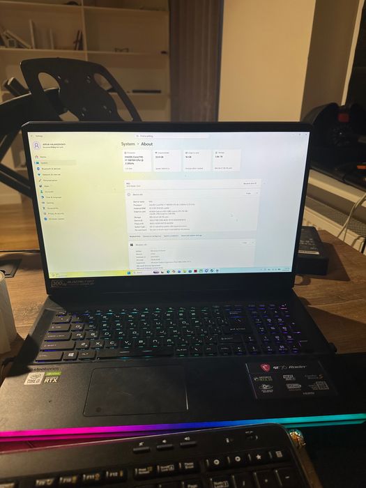 MSI GE76 Raider 32gb ram 3080 rtx 2tb ssd