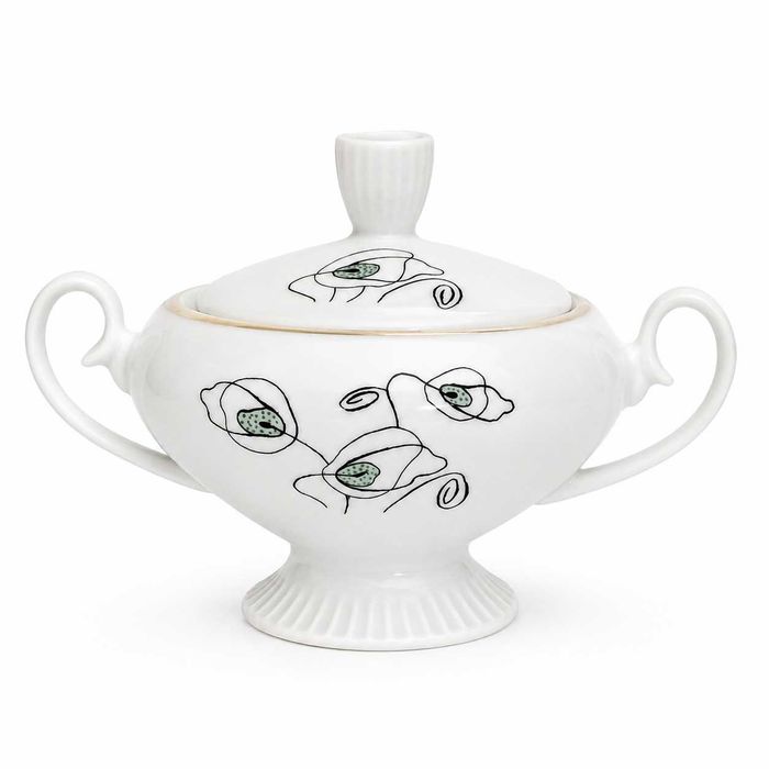 Cukiernica Chodzież Regina Porcelana PRL New Look Pikasiak Lata 60.