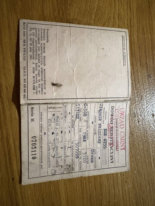 Sprzedam ursusa c360