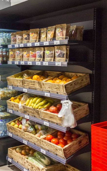 Стелажі для овочів, для хліба, кондитерські. Перфоровані стелажі Гачки