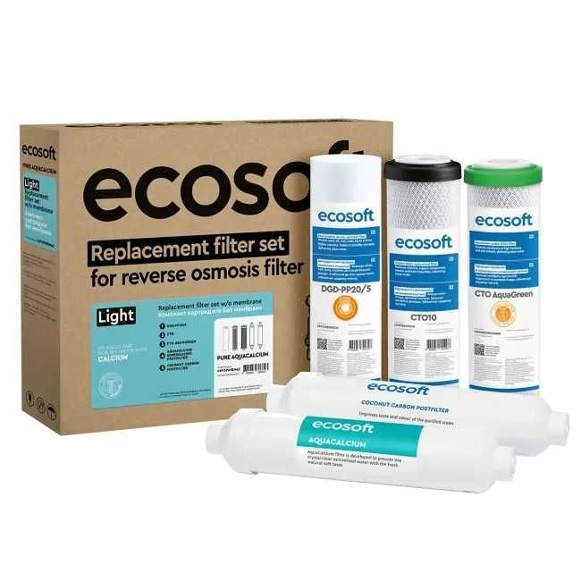 Комплекти картриджів до осмосів Ecosoft PURE Balance, AquaCalcium Mint