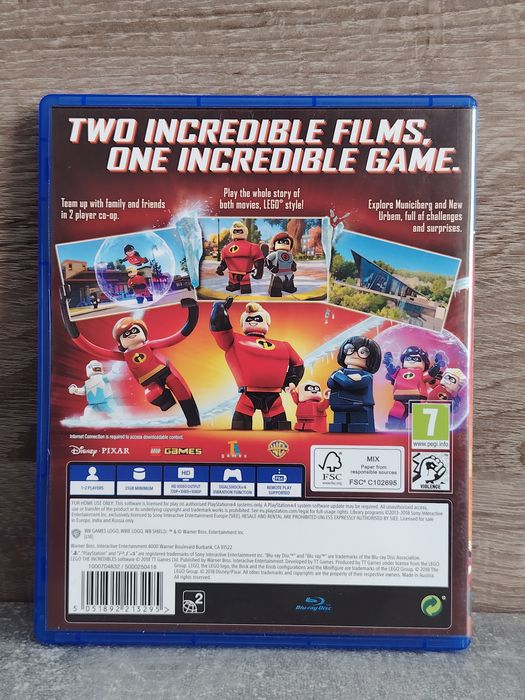 Lego iniemamocni PS4 (Lego the Incredibles)