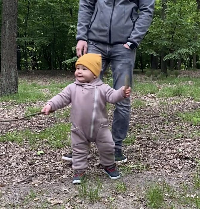 Комбінезон ромпер утеплений My little fish