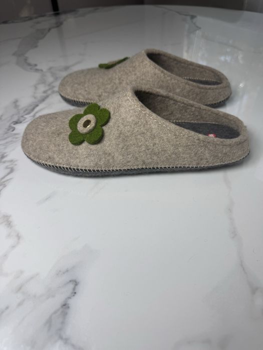 Тапки з натурального войлока