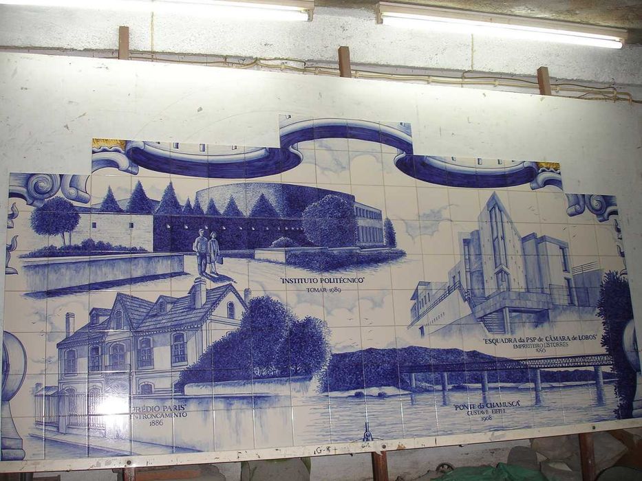 Painel em AZULEJO - pintura Manual