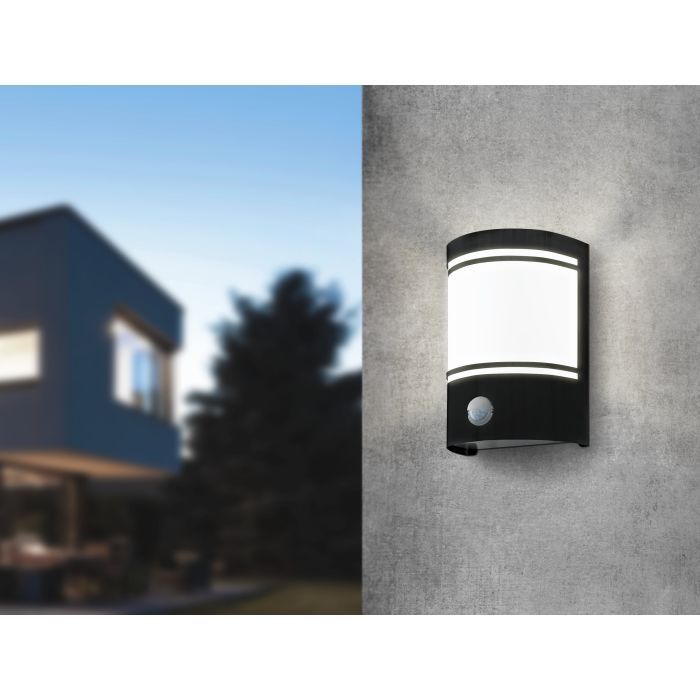 Kinkiet ogrodowy EGLO CERNO 99566, E27, IP44, z czujnikiem ruchu, nowy