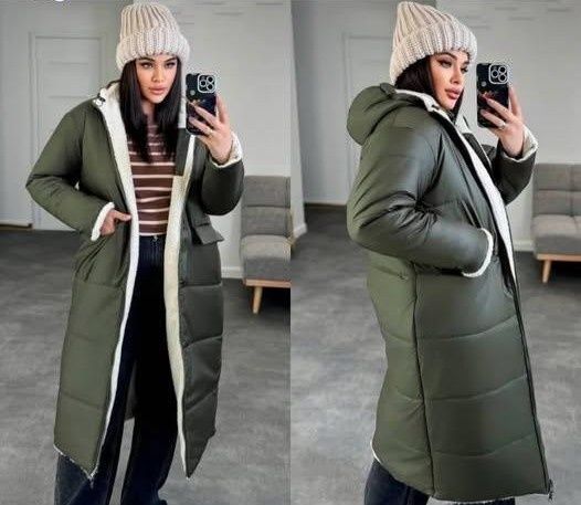 Пальто-шуба 2 в 1. Утеплювач сентипон.