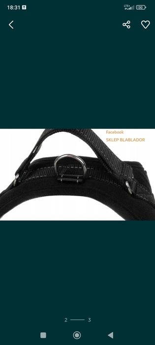 Szelki dla psa M bezuciskowe