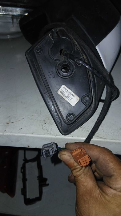 Espelho eléctrico esquerdo peugeot 207