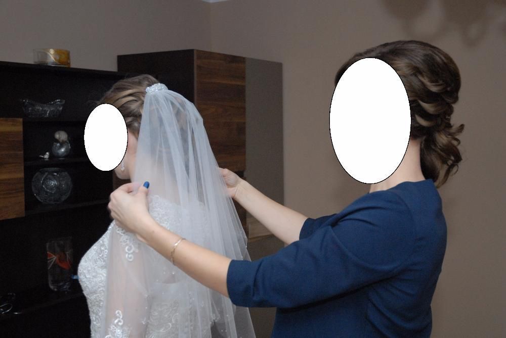 Suknia ślubna rozm 36/38 +welon