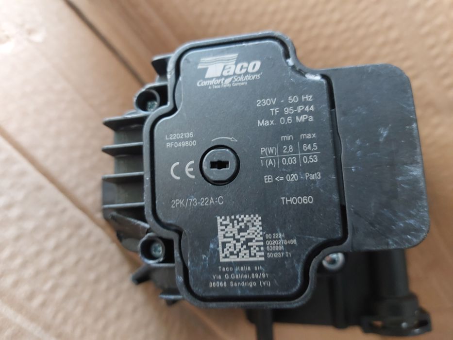 Pompa TACO 2PK/73-22A-C do Combitek CDS