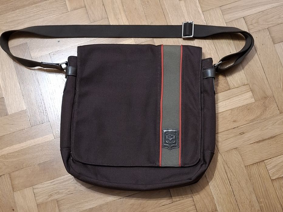Lacoste torba męska brązowa