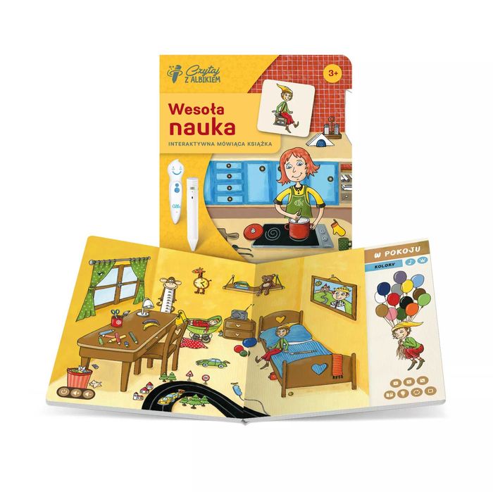 CZYTAJ Z ALBIKIEM Interaktywna Książka Wesoła nauka dla Dzieci 3+ Albi