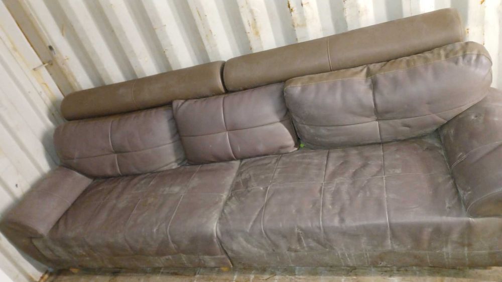 Kanapa skórzana + pufa