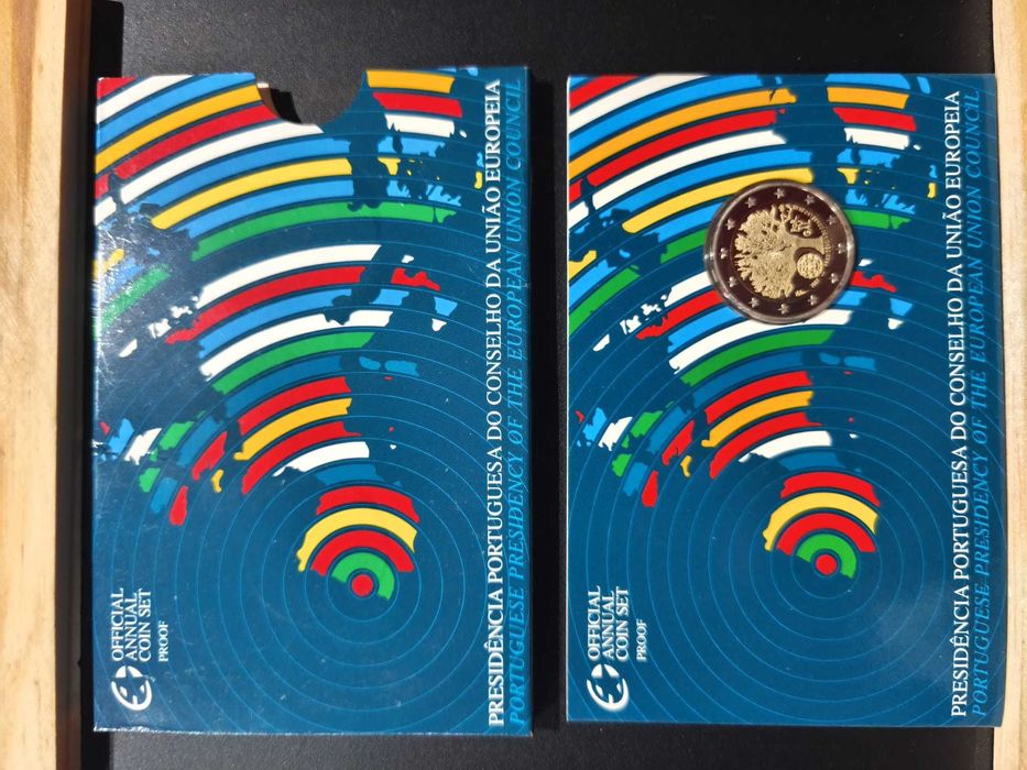 portugal  lote 4 moedas 2€ proof