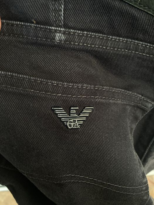 Джинси Armani Jeans (A|J) чорні J31 Regular Fit, оригінал