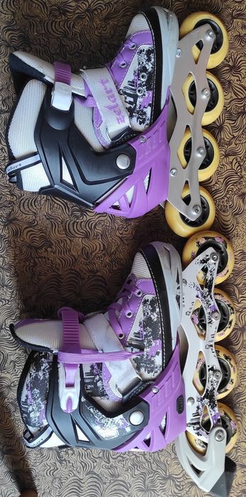 Роликовые коньки раздвижные Zelart Z-098V размер 34-37