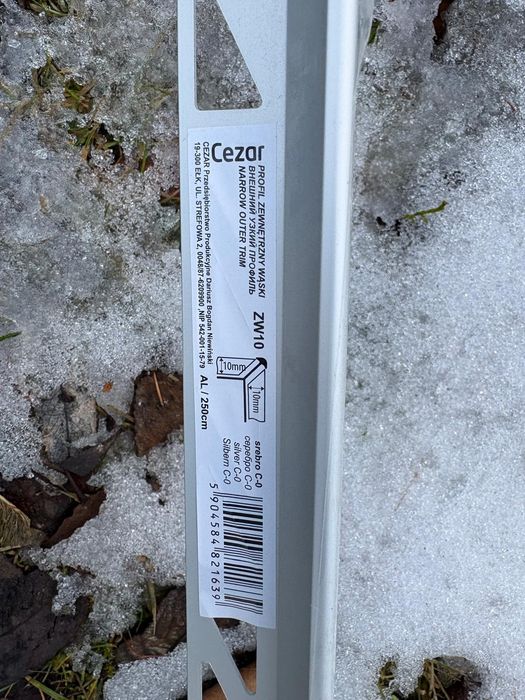 Profil zewnętrzny 5 sztuk