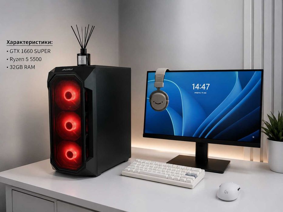 Потужний Gaming PC / GTX 1660 Super / Ryzen 5 5500 / МОЖЛИВИЙ ОБМІН на Iphone