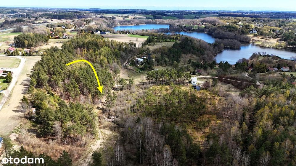 przepiękny, ogromny teren nad jeziorem w Koleczkowie - Widok 4