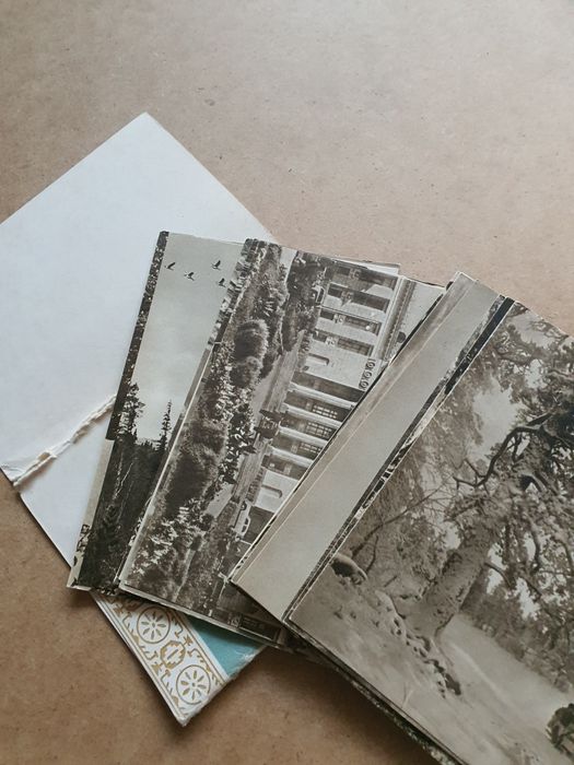 W Karelii zestaw rosyjskich pocztowek 1956