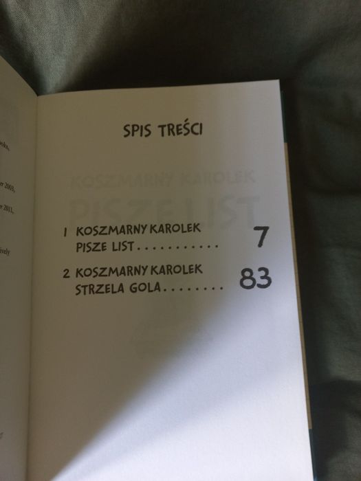 Książka Koszmarny Karolek