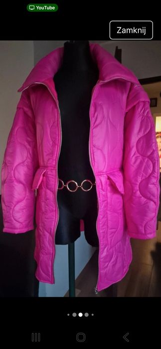 Kurtka fuksja nowa