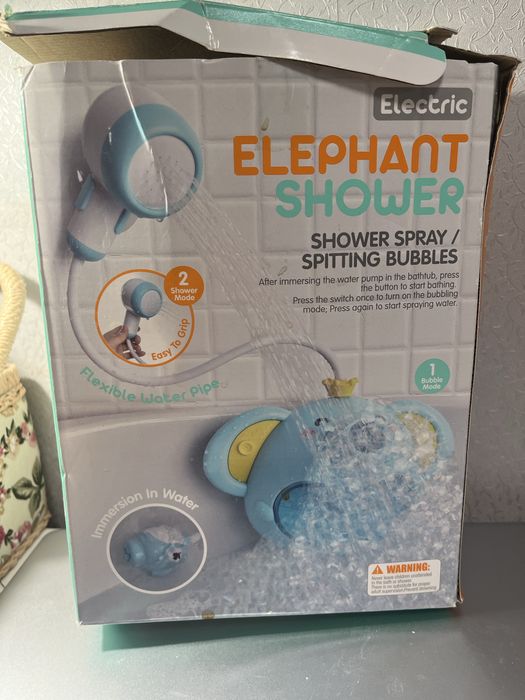 Інтерактивна іграшка для ванної кімнати Electric Elephant Shower (Електричний душ «Слоненя»