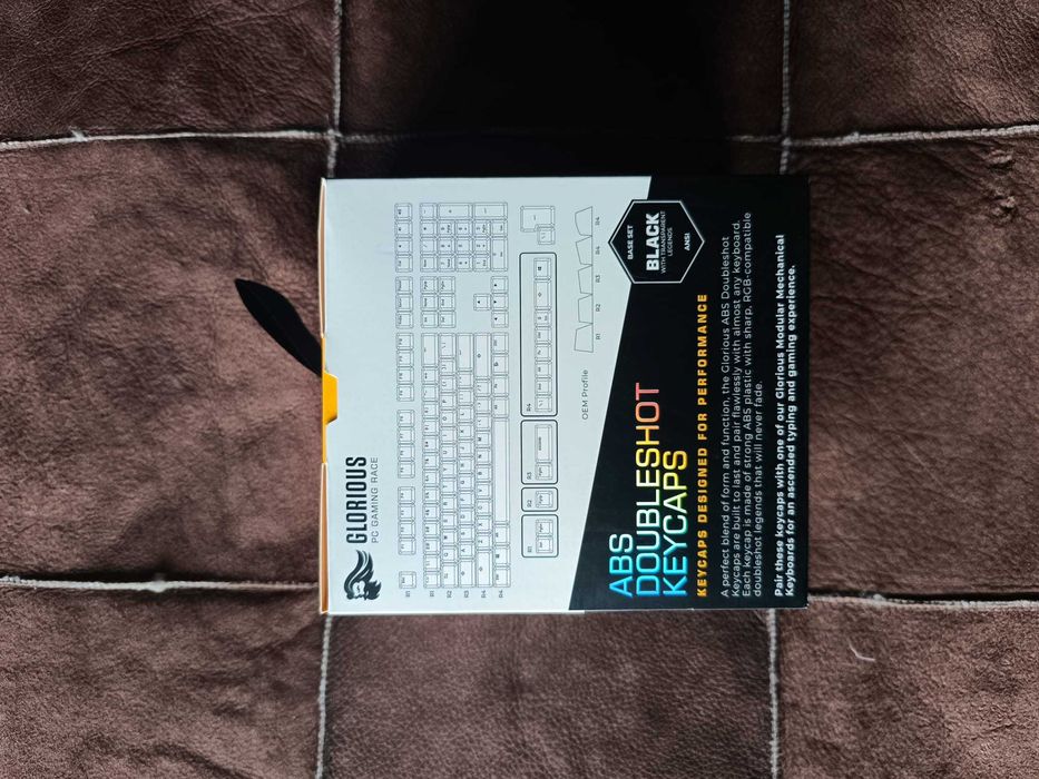 Keycaps - Glorious - ABS Doubleshot - ANSI / ISO64283858950786121