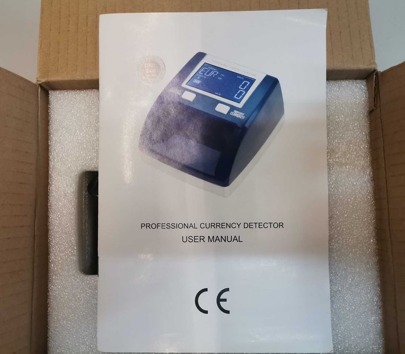 Detetor Automático de Notas Falsas Euro (Novo em caixa)