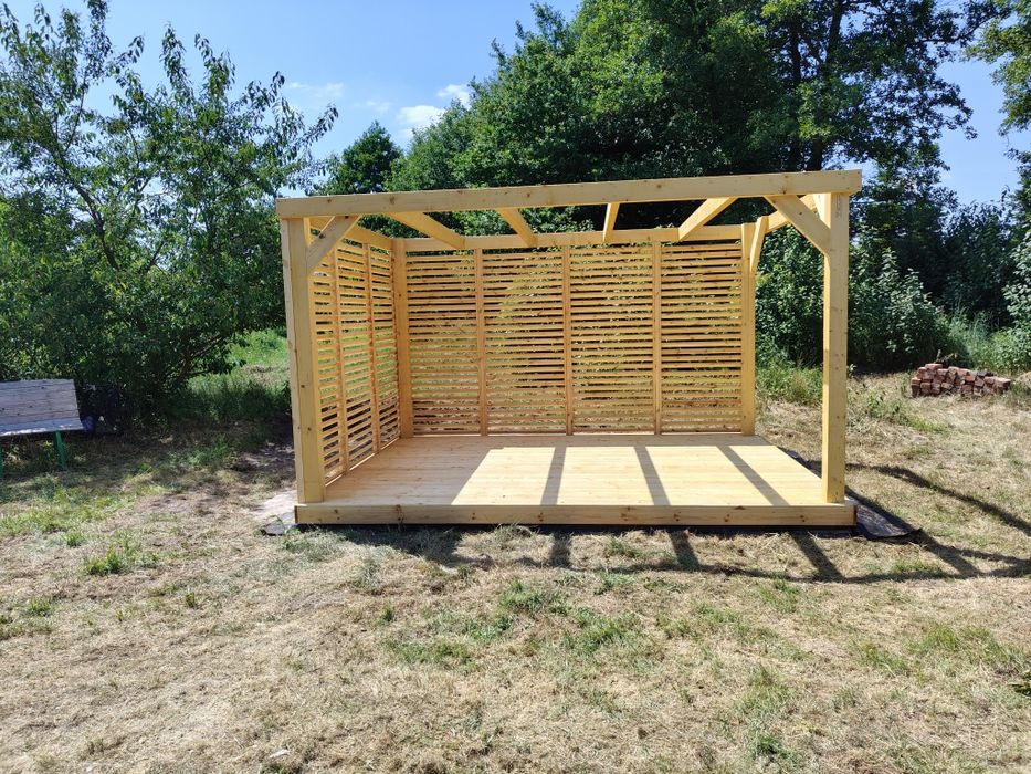 Pergola drewniana Altana wolnostojaca 4x3 Montaż Gratis