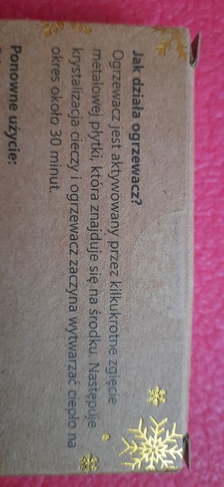 Ogrzewacz do rąk