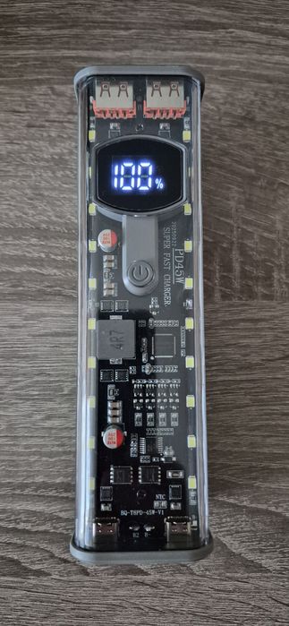 Повербанк,швидка зарядка,повербанк pd45w,повербанк ліхтар