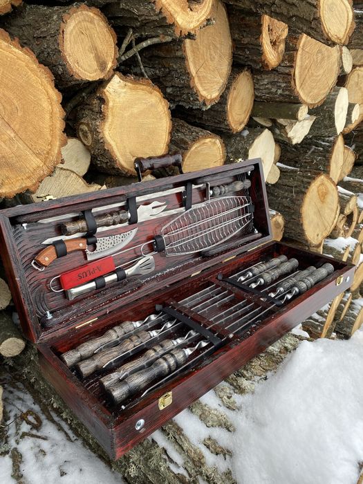 Набір шампурів КАРПАТЬСЬКИЙ подарунок більше, ніж річ чоловіку