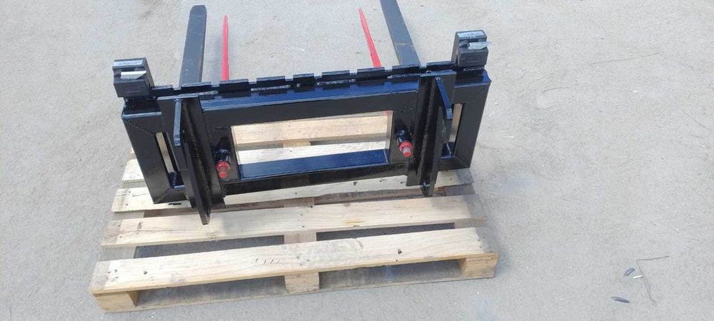 Paleciak widły do palet do beli WEIDEMANN ramka + widły + kły do bel