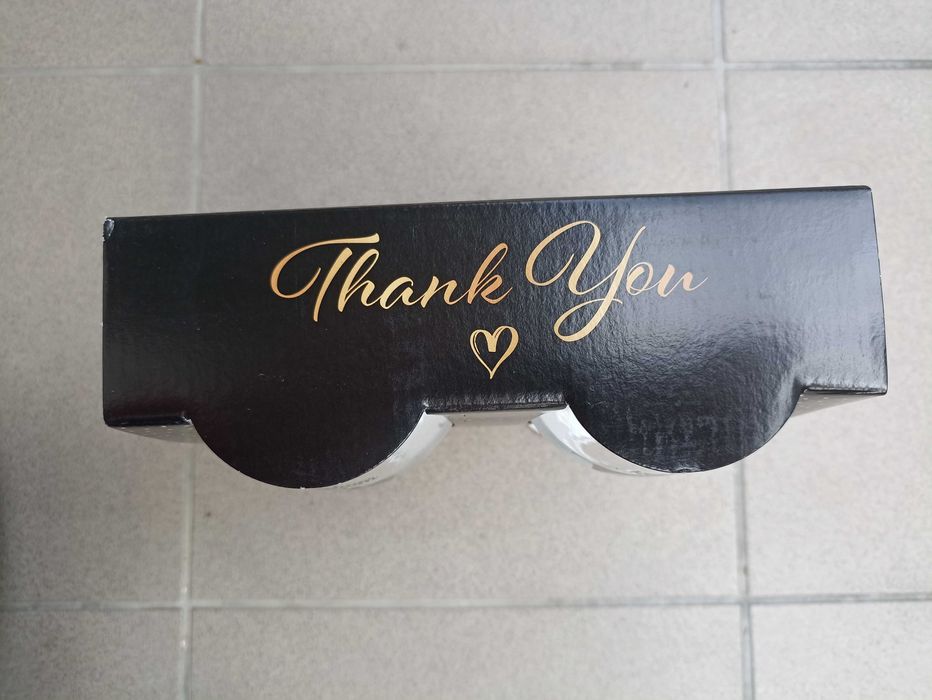 Glasmark komplet dwóch kieliszków do wina Kocham Cię 380ml