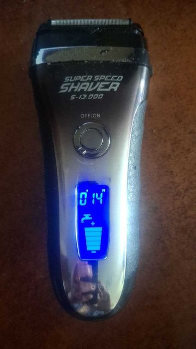 Мощная сеточная бритва Super Speed Shaver S-13.000 (GS-3598) — с дисплеем