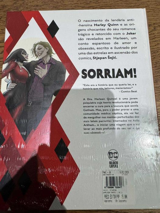 Comic DC Black Label - BD Harleen Parte 1 de 2 de Stjepan Sejic