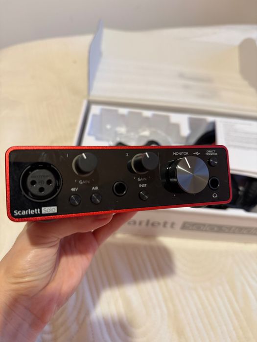 Focusrite Scarlett Solo Studio zestaw studyjny