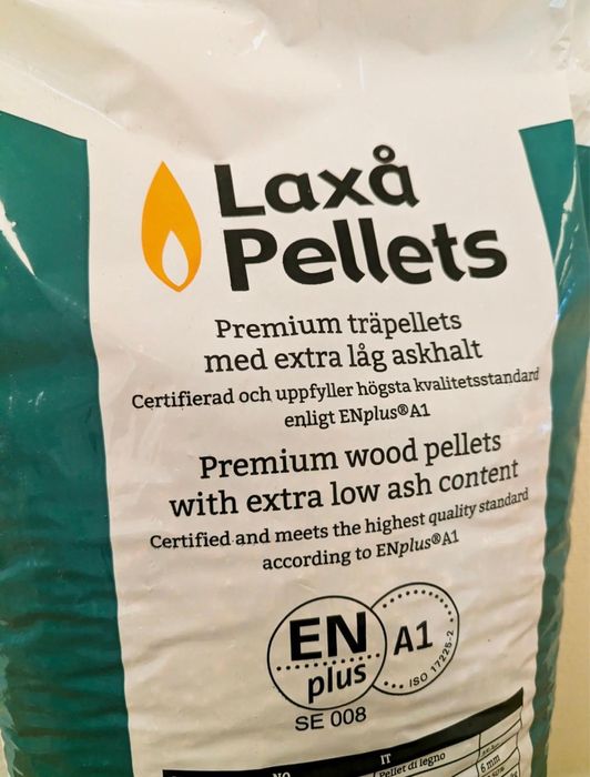 pellet drzewny laxa En plus a1 6mm 1850zł z dostawą płatność u kuriera