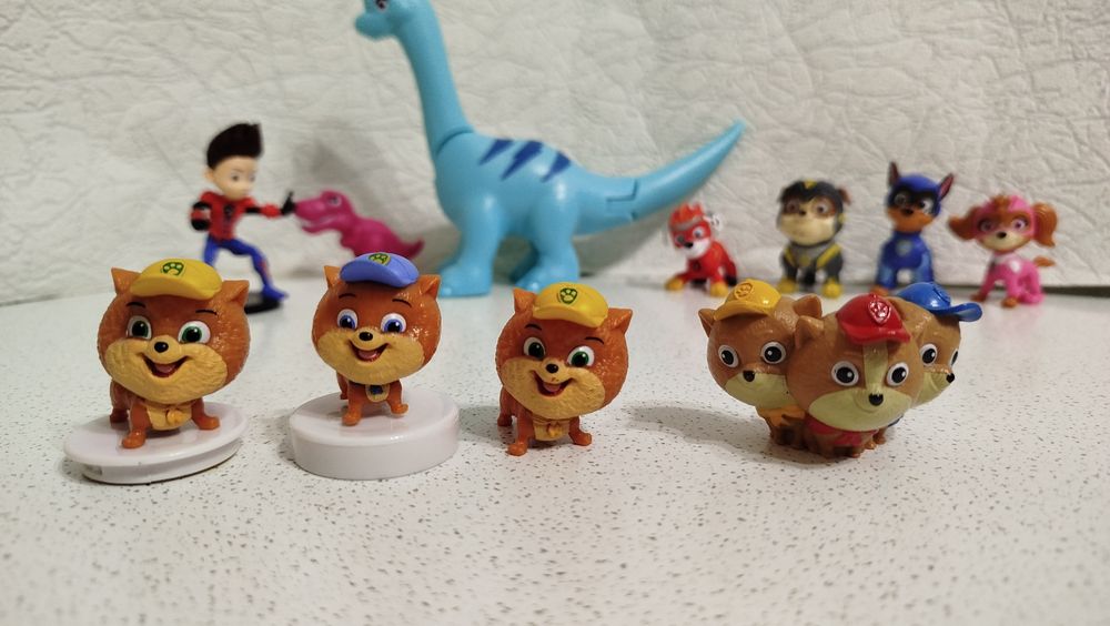 Фигурки  Щенячий патруль Оригинал Райдер,Коты,Скай,Маршал,Крепыш,Гонщи