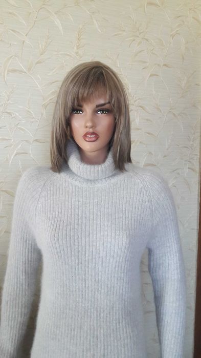 Пуховый свитер-реглан